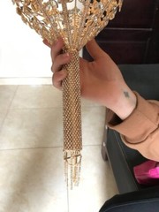 flower bouquets Gold and silver Wedding holders for bride