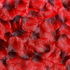 2000 Pieces Dark-Red Silk Rose Petals Artificial Flower Petals for Valentine’S D