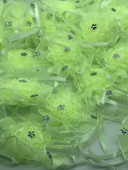 Organza Flower With Rhinestones Weddings Party’s Special Occasion Favors