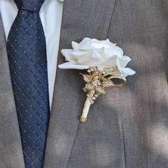 YIFUwedding Bridal Water 2 inches x 3.9 x inches, Wrist flower