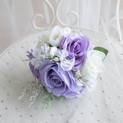 Wedding Bouquets for Bride Bridesmaid, Artificial Lilac Bride Flower Bouquet …