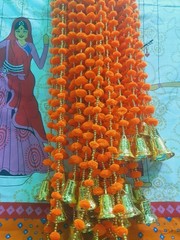 20 PC Multicolor Indian pom pom Christmas Wedding Decoration Mehndi functions