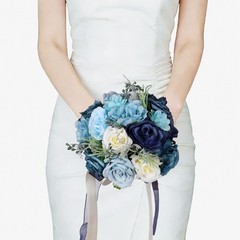 Elegant Artificial Rose Flower Wedding Bouquet Bride Bridesmaid Handheld Flower