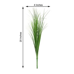 3 GREEN 20″ Artificial Faux GRASS SPRAYS STEMS Party Wedding Home Decorations