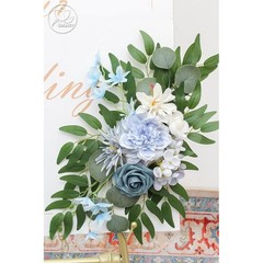 Silk Flower Wedding Bouquet Arch Decorations Easy Setup Durable Floral Swags New