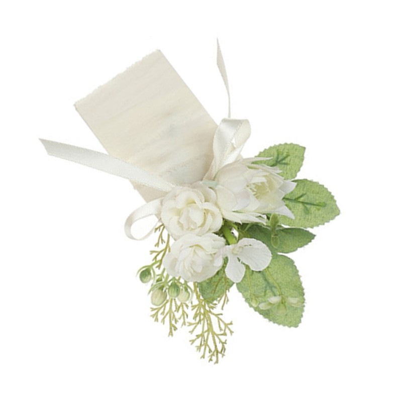 Flower Brooches Man Suit Shirt Collar Pin Artifical Corsage Wedding Party