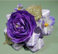 Purple Pin Corsage/Package Topper – Special Day Mother Birthday Anniversary Prom