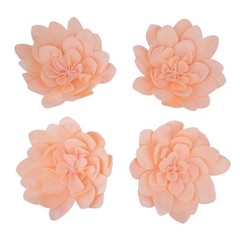 8 pcs 16″ Blush Artificial Daisy Flowers for Wall Backdrop Party Wedding Craft