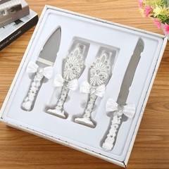 European wedding wedding set romantic wedding glass four-piece cutlery set