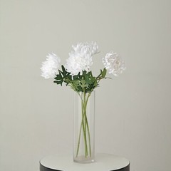 WHITE 3 Stems 27″ Silk Artificial Chrysanthemum FLOWERS Party Decorations