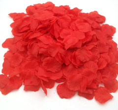 2200 Piezas De Petalos De Rosa Falsos Artificiales Para Bodas Rojo
