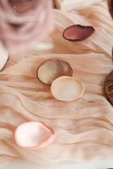 300Pcs Rose Petals Earth Tones Brown Faux Silk Flower Petals for Wedding Flower