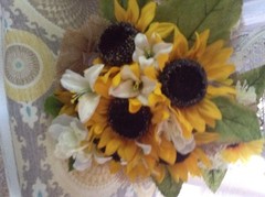 wedding flower bouquets bridal decorations sunflowers or your choice