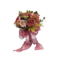 Bride Bridesmaid Wedding Bouquet,Artificial Flowers Elegant Artificial Romantic