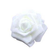 Artificial Fake Flowers Foam 7.5cm Rose Head For Wedding Decorations DIY Wreaths