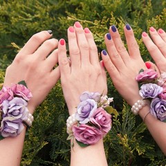 20PCS Pearl Wrist Corsage Bracelets DIY Wedding Bridesmaid Prom Party Accessorie