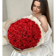 12PCS Artificial Silk Flowers Realistic Roses Bouquet 6 Flowers 6 Buds Red