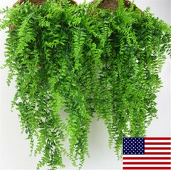Artificial Fake Flower Vine Hanging Garland Leaf Plant Home Garden Decor UK