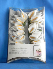 Modern Romance Calla Lilies Lily Floral Picks 6 Pieces in Package