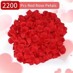 2200 Eco-Friendly Artificial Rose Petals for Weddings, Parties & Romantic Gifts