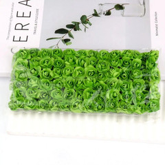 144PCS 1.5 Cm Artificial Mini Paper Rose Bouquet for Scrapbooking for Wedding Pa